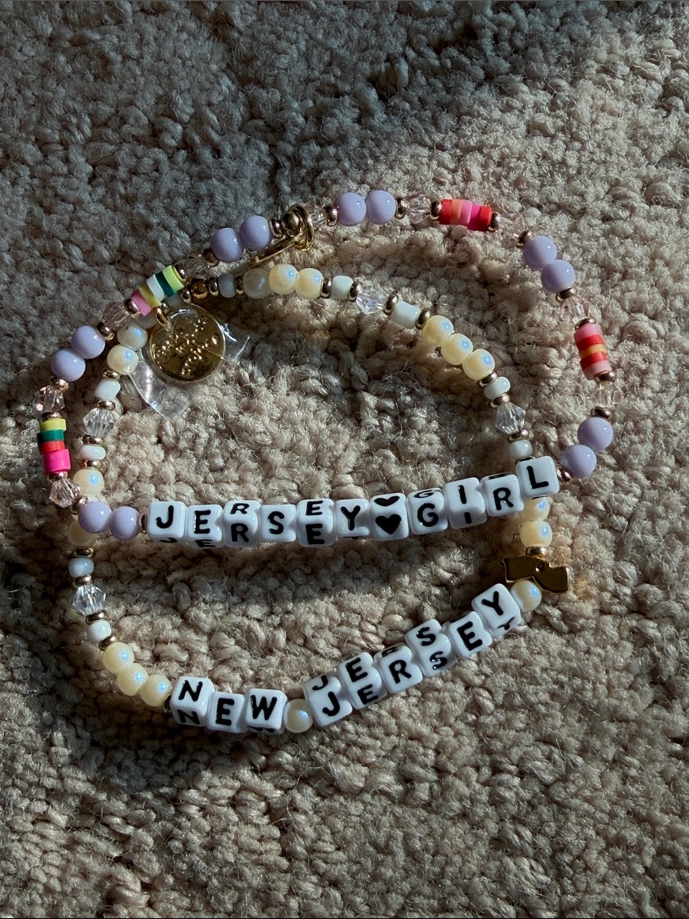 Little Words Project New Jersey bracelet set M/L